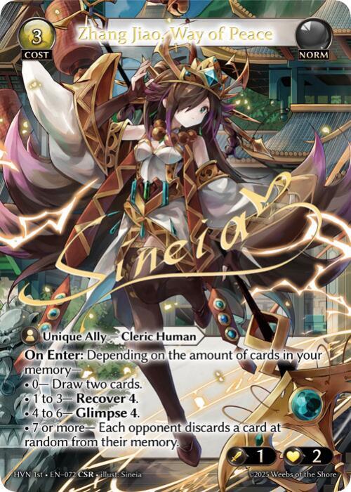 Zhang Jiao, Way of Peace (CSR), Abyssal Heaven 072