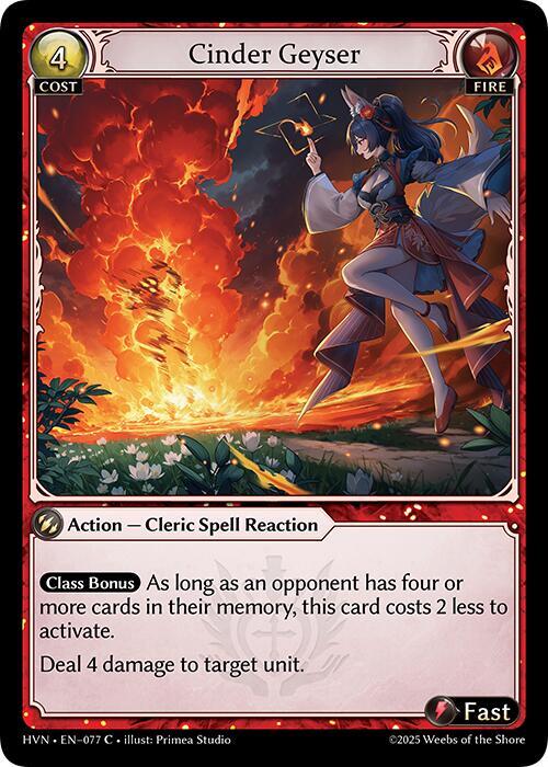 Cinder Geyser, Abyssal Heaven 077