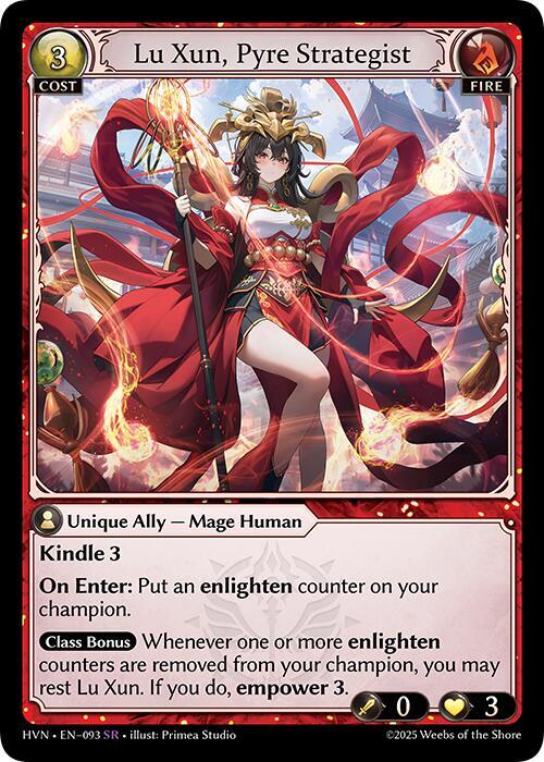 Lu Xun, Pyre Strategist, Abyssal Heaven 093