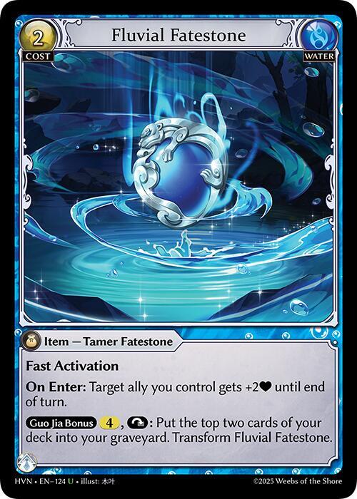 Fluvial Fatestone // Mocking Otter, Abyssal Heaven 124