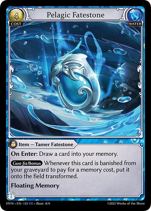 Pelagic Fatestone // Slick Torrentrider, Abyssal Heaven 135