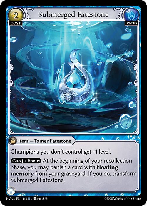 Submerged Fatestone // Commanding Sea Titan, Abyssal Heaven 140