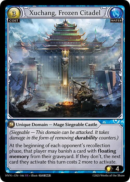 Xuchang, Frozen Citadel, Abyssal Heaven 146