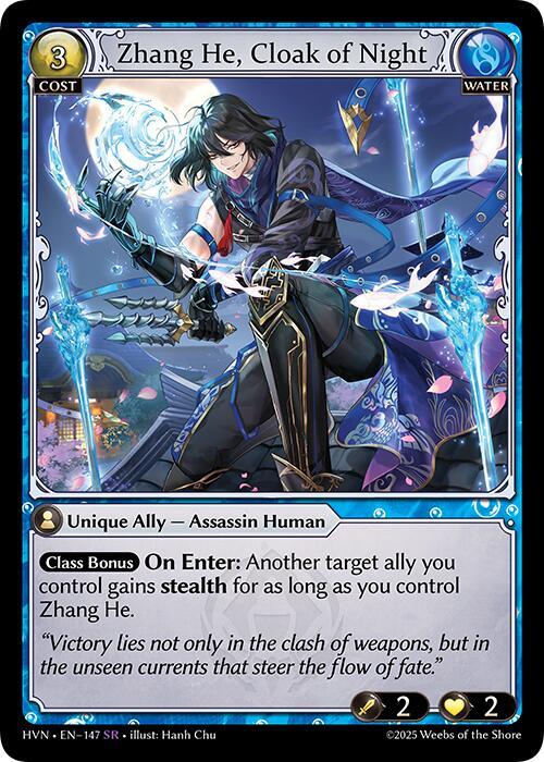 Zhang He, Cloak of Night, Abyssal Heaven 147