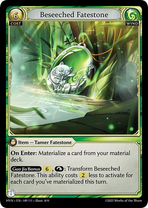 Beseeched Fatestone // Daunting Panda, Abyssal Heaven 149