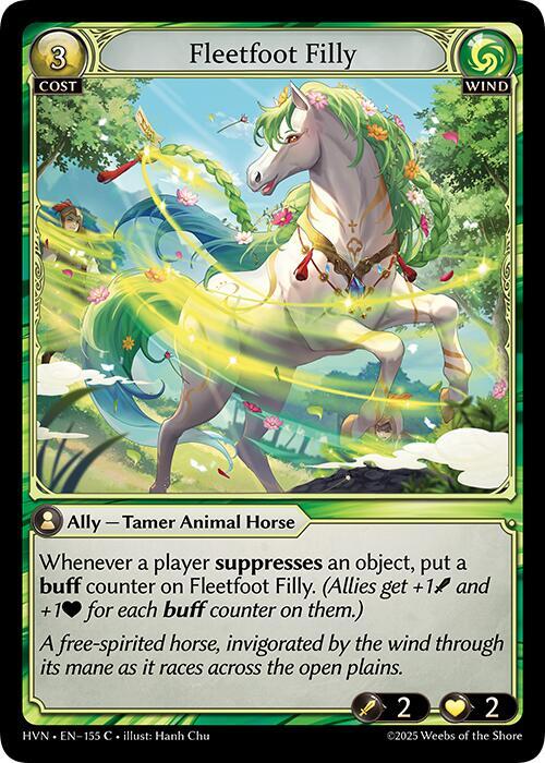Fleetfoot Filly, Abyssal Heaven 155