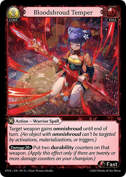 Bloodshroud Temper, Abyssal Heaven 191