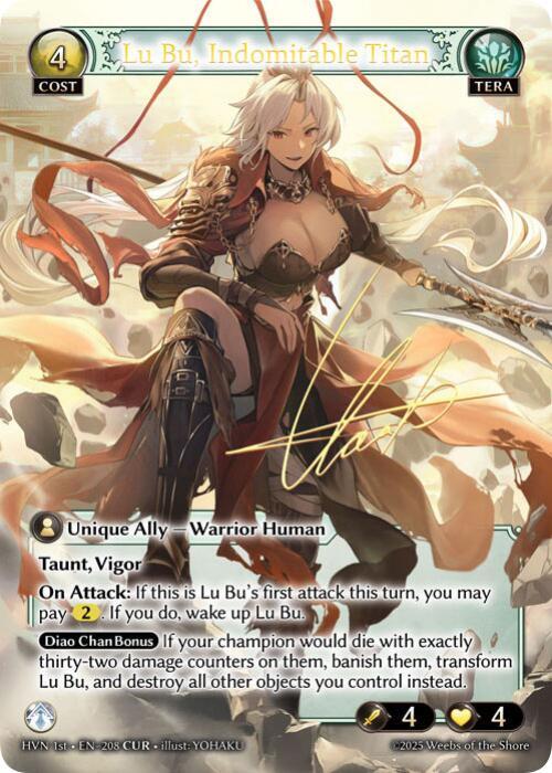 Lu Bu, Indomitable Titan (CUR), Abyssal Heaven 208