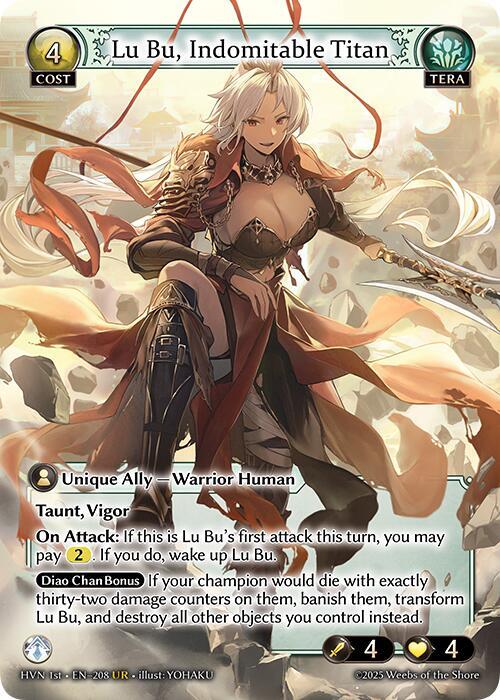 Lu Bu, Indomitable Titan // Lu Bu, Wrath Incarnate, Abyssal Heaven 208
