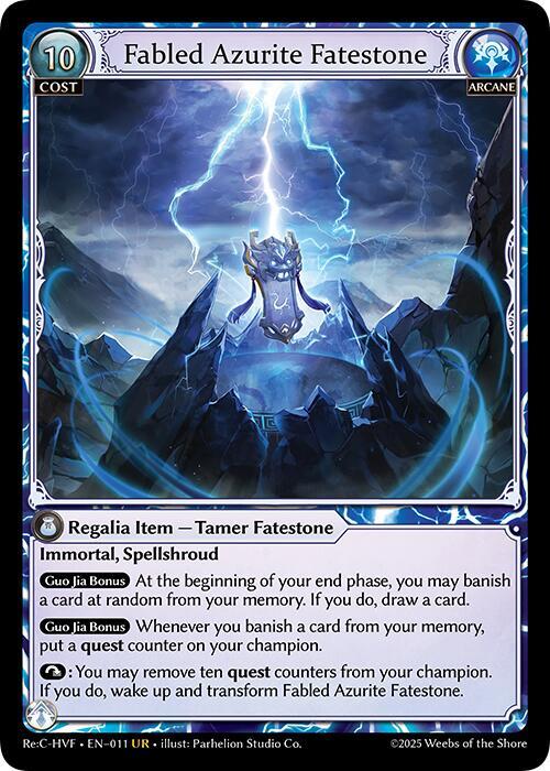 Fabled Azurite Fatestone, Guo Jia Re: Collection, Heaven’s Favored 011