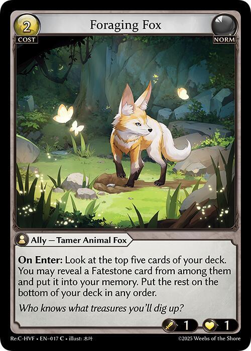 Foraging Fox, Guo Jia Re: Collection, Heaven’s Favored 017
