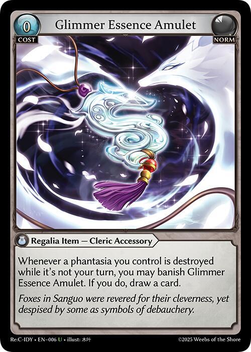 Glimmer Essence Amulet, Diao Chan Re: Collection, Idyll Corsage 006
