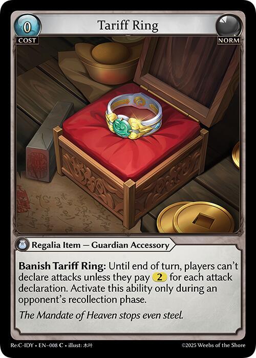 Tariff Ring, Diao Chan Re: Collection, Idyll Corsage 008