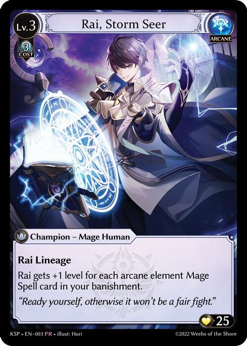 Rai, Storm Seer, Kickstarter Promotional Cards 003