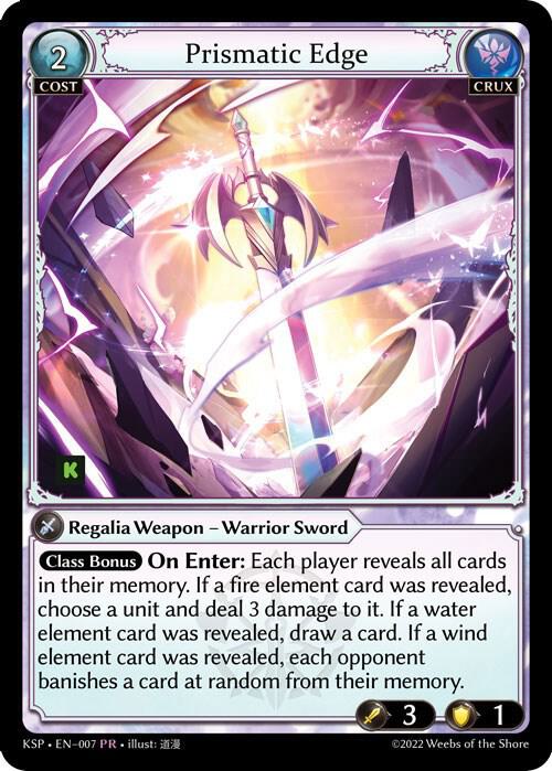 Prismatic Edge, Kickstarter Promotional Cards 007