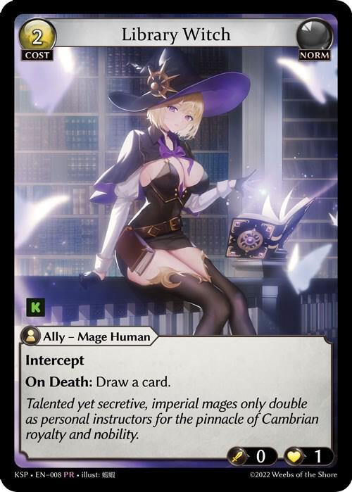 Library Witch, Kickstarter Promotional Cards 008