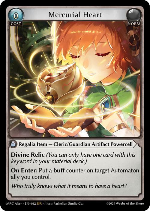 Mercurial Heart, Mercurial Heart Alter Edition 12