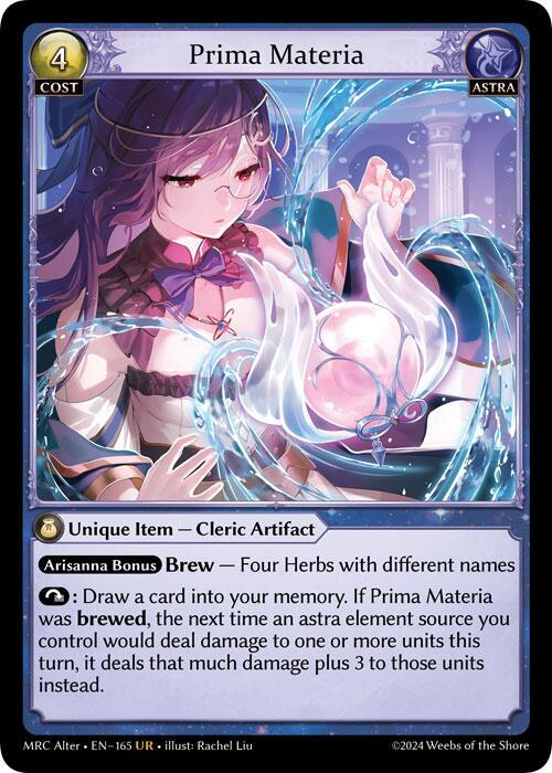 Prima Materia, Mercurial Heart Alter Edition 165
