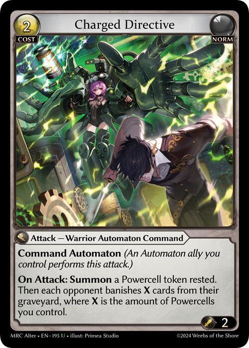 Charged Directive, Mercurial Heart Alter Edition 195