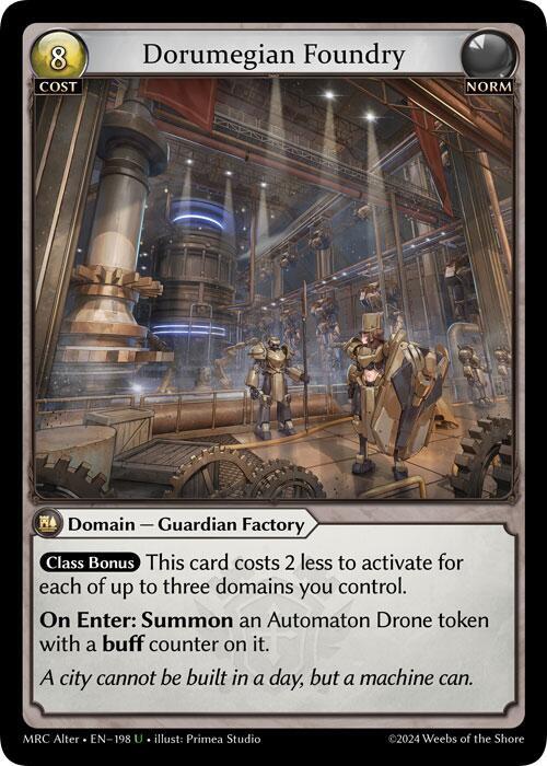 Dorumegian Foundry, Mercurial Heart Alter Edition 198