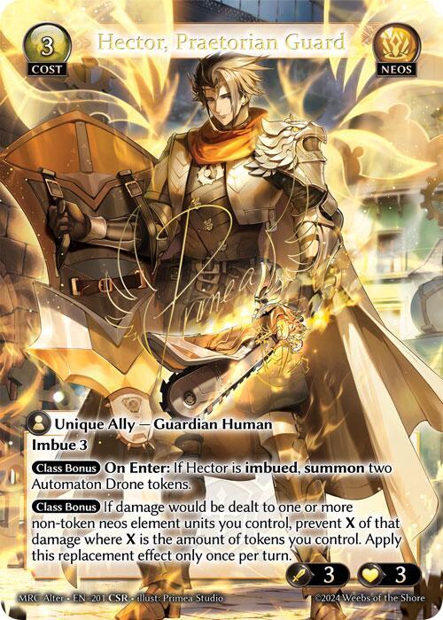 Hector, Praetorian Guard (CSR), Mercurial Heart Alter Edition 201