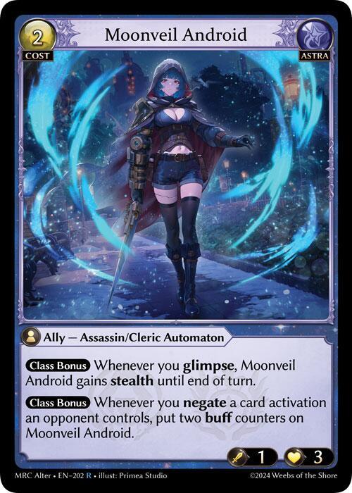 Moonveil Android, Mercurial Heart Alter Edition 202