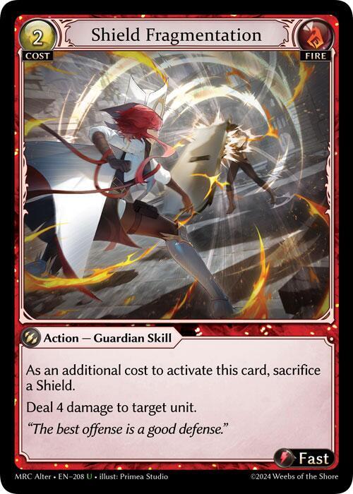 Shield Fragmentation, Mercurial Heart Alter Edition 208