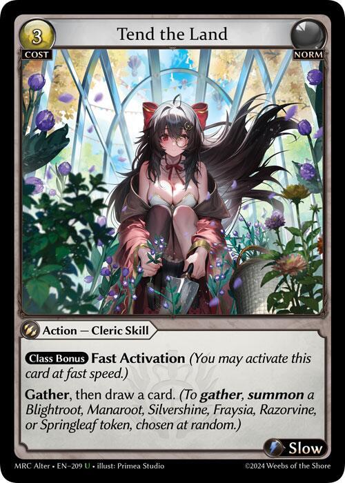 Tend the Land, Mercurial Heart Alter Edition 209
