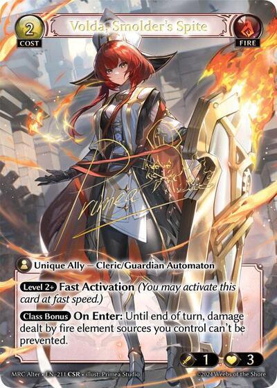 Volda, Smolder's Spite (CSR), Mercurial Heart Alter Edition 211
