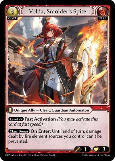 Volda, Smolder's Spite, Mercurial Heart Alter Edition 211
