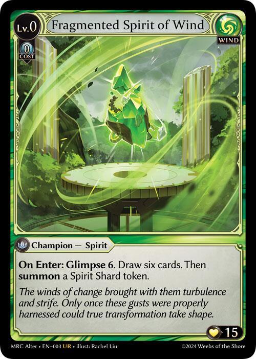 Fragmented Spirit of Wind, Mercurial Heart Alter Edition 3
