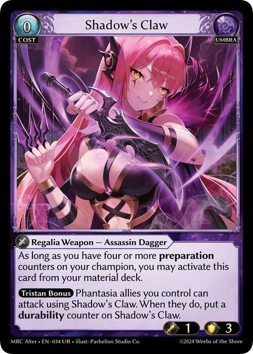 Shadow's Claw, Mercurial Heart Alter Edition 34