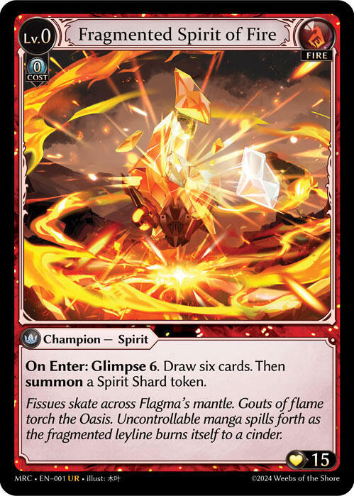 Fragmented Spirit of Fire, Mercurial Heart 001