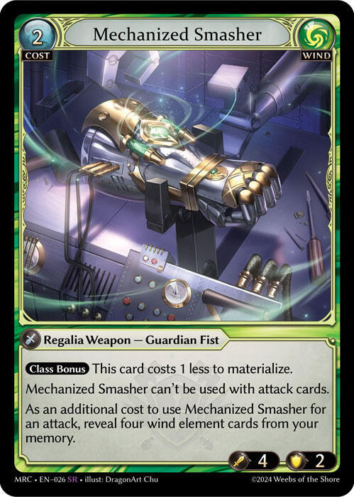 Mechanized Smasher, Mercurial Heart 026