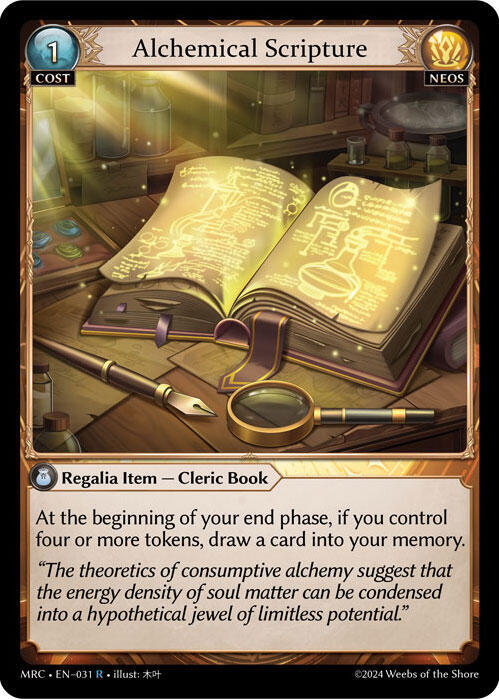 Alchemical Scripture, Mercurial Heart 031