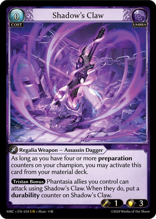 Shadow's Claw, Mercurial Heart 034