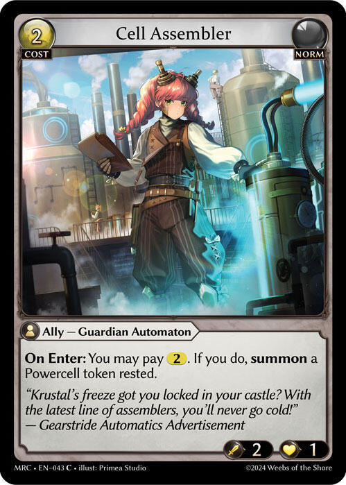 Cell Assembler, Mercurial Heart 043