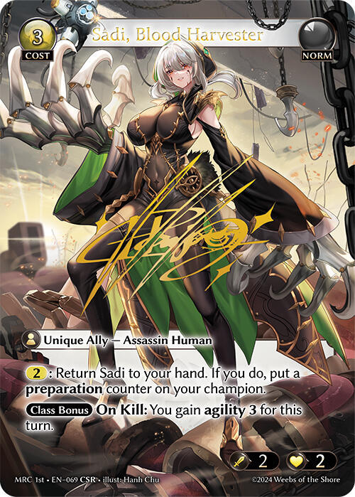 Sadi, Blood Harvester (CSR), Mercurial Heart 069