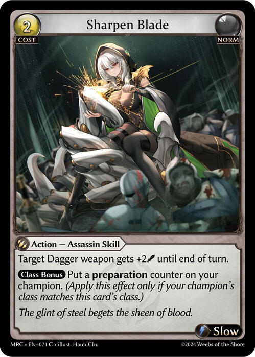 Sharpen Blade, Mercurial Heart 071