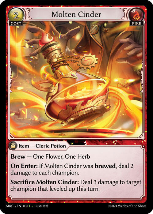 Molten Cinder, Mercurial Heart 090
