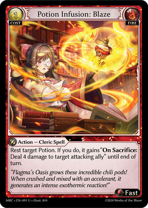 Potion Infusion: Blaze, Mercurial Heart 091