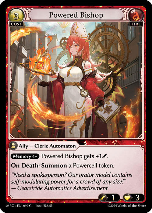Powered Bishop, Mercurial Heart 092