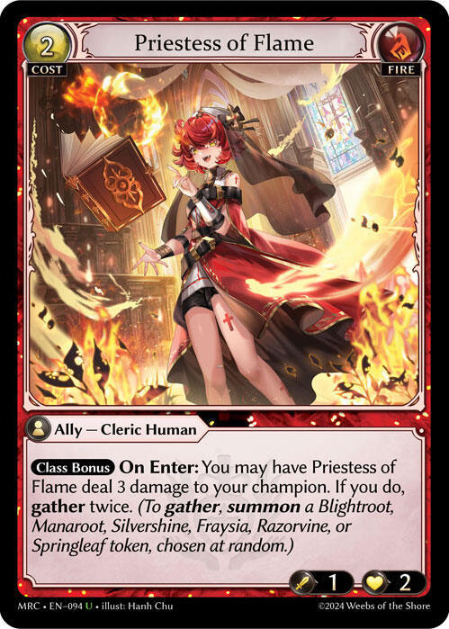 Priestess of Flame, Mercurial Heart 094