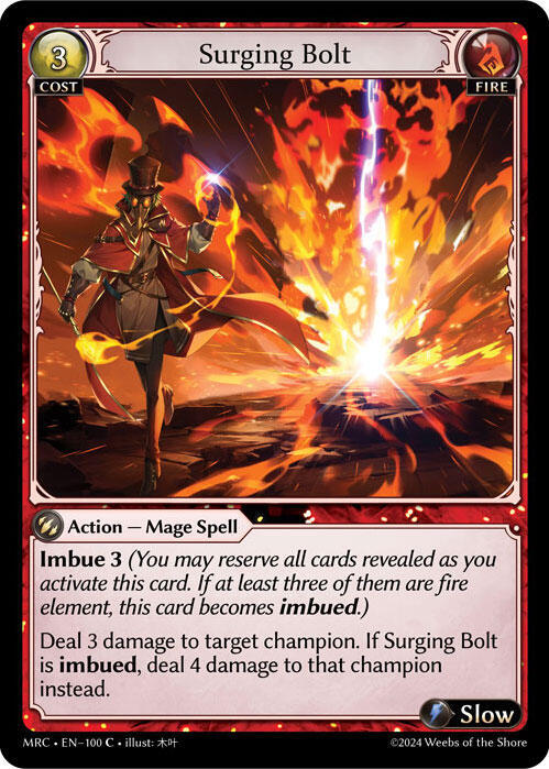 Surging Bolt, Mercurial Heart 100
