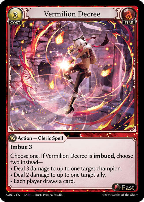 Vermilion Decree, Mercurial Heart 102