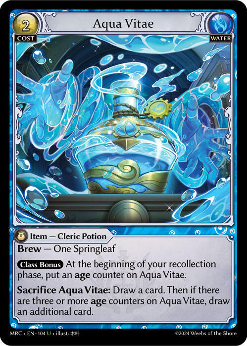Aqua Vitae, Mercurial Heart 104