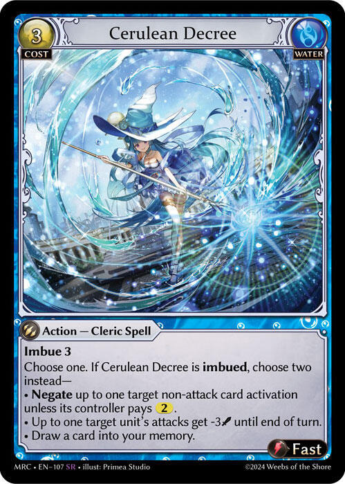 Cerulean Decree, Mercurial Heart 107