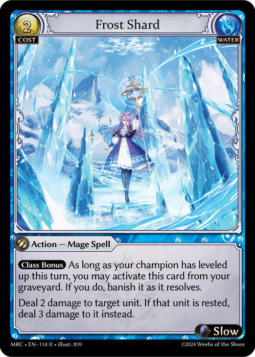 Frost Shard, Mercurial Heart 114