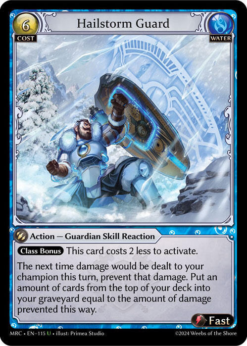 Hailstorm Guard, Mercurial Heart 115