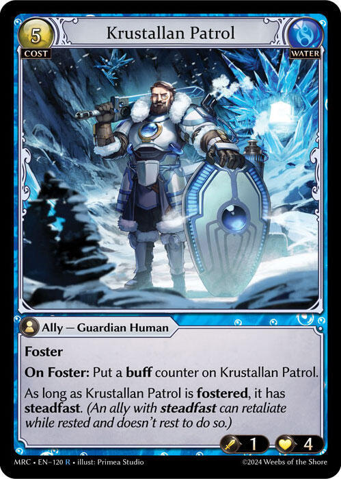 Krustallan Patrol, Mercurial Heart 120
